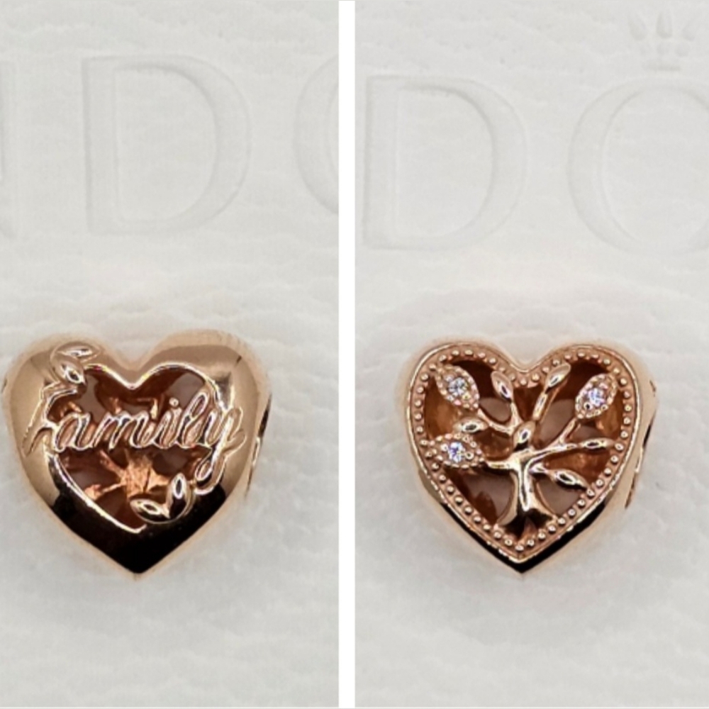👨👩👧👦 Authentic Pandora ROSE FAMILY CHARM